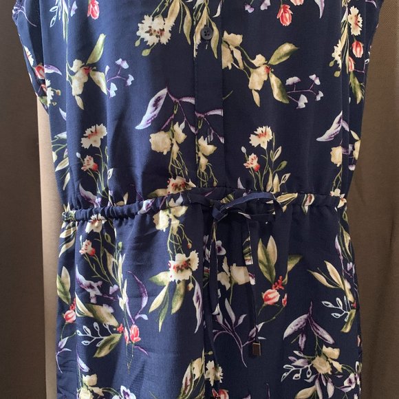 Original Nicole Miller Navy Floral Sundress - Picture 4 of 10